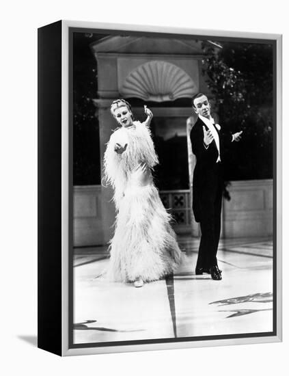 Top Hat, Ginger Rogers, Fred Astaire, 1935-null-Framed Stretched Canvas