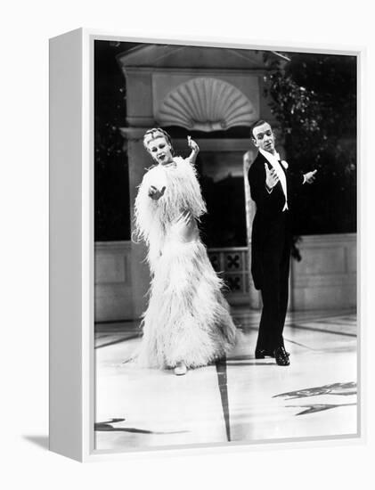 Top Hat, Ginger Rogers, Fred Astaire, 1935-null-Framed Stretched Canvas