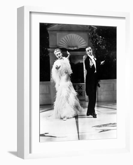 Top Hat, Ginger Rogers, Fred Astaire, 1935-null-Framed Premium Photographic Print