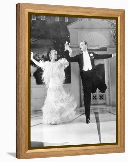 Top Hat, L-R: Ginger Rogers, Fred Astaire, 1935-null-Framed Stretched Canvas