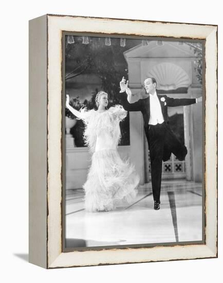 Top Hat, L-R: Ginger Rogers, Fred Astaire, 1935-null-Framed Stretched Canvas