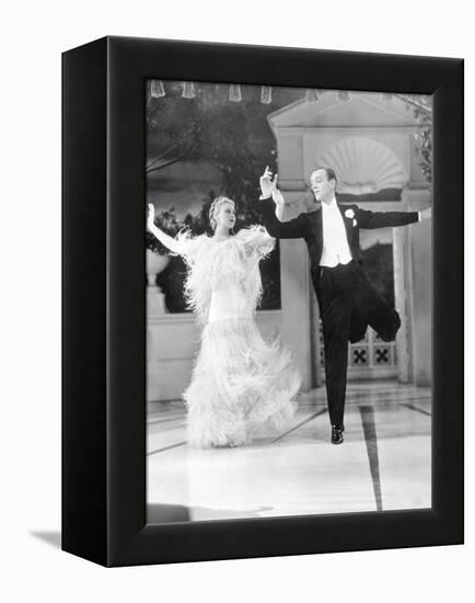 Top Hat, L-R: Ginger Rogers, Fred Astaire, 1935-null-Framed Stretched Canvas