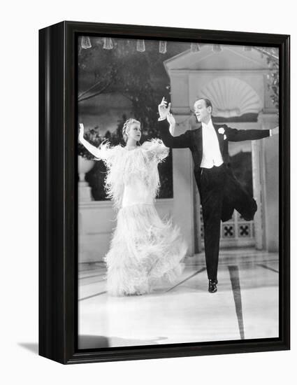 Top Hat, L-R: Ginger Rogers, Fred Astaire, 1935-null-Framed Stretched Canvas