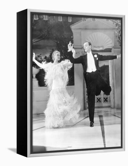 Top Hat, L-R: Ginger Rogers, Fred Astaire, 1935-null-Framed Stretched Canvas