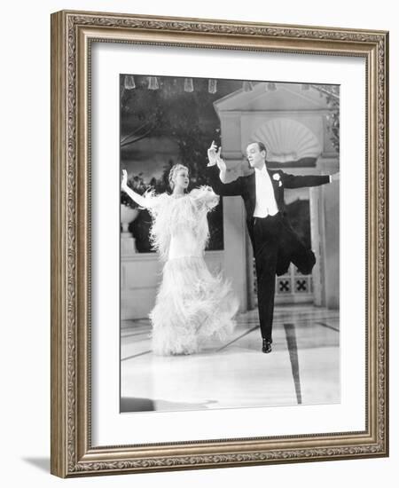 Top Hat, L-R: Ginger Rogers, Fred Astaire, 1935-null-Framed Photo