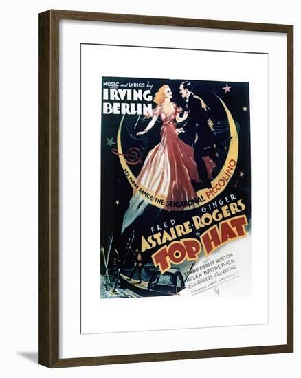 Top Hat - Movie Poster Reproduction-null-Framed Art Print