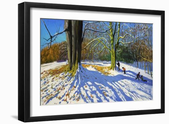 Top of Allestree Park, 2014 (Oil on Canvas)-Andrew Macara-Framed Giclee Print