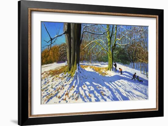 Top of Allestree Park, 2014 (Oil on Canvas)-Andrew Macara-Framed Giclee Print