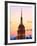 Top of Empire State Building at Pink Sunset, Manhattan, New York, United States-Philippe Hugonnard-Framed Photographic Print