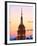 Top of Empire State Building at Pink Sunset, Manhattan, New York, United States-Philippe Hugonnard-Framed Photographic Print