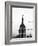 Top of Empire State Building, Manhattan, New York, United States, Black and White Photography-Philippe Hugonnard-Framed Photographic Print