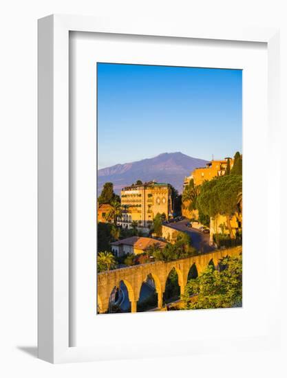 Top of Mount Etna Volcano at Sunrise Rising Above Taormina, Sicily, Italy, Mediterranean, Europe-Matthew Williams-Ellis-Framed Photographic Print