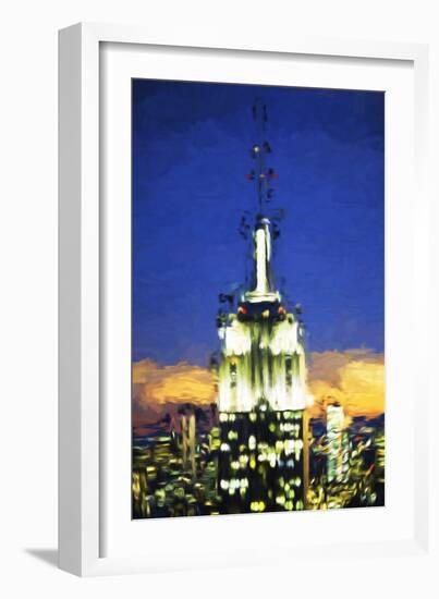 Top of the Empire Building II - In the Style of Oil Painting-Philippe Hugonnard-Framed Giclee Print