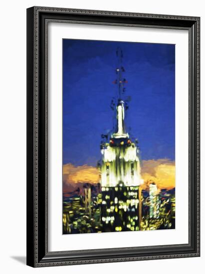 Top of the Empire Building II - In the Style of Oil Painting-Philippe Hugonnard-Framed Giclee Print