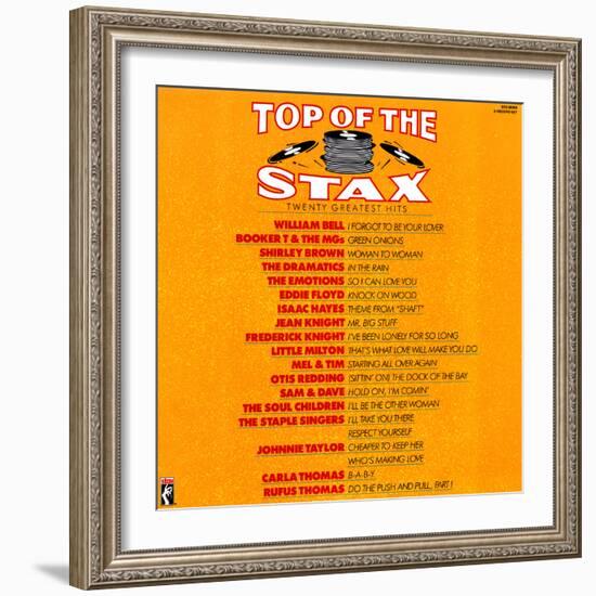 Top of the Stax-null-Framed Art Print