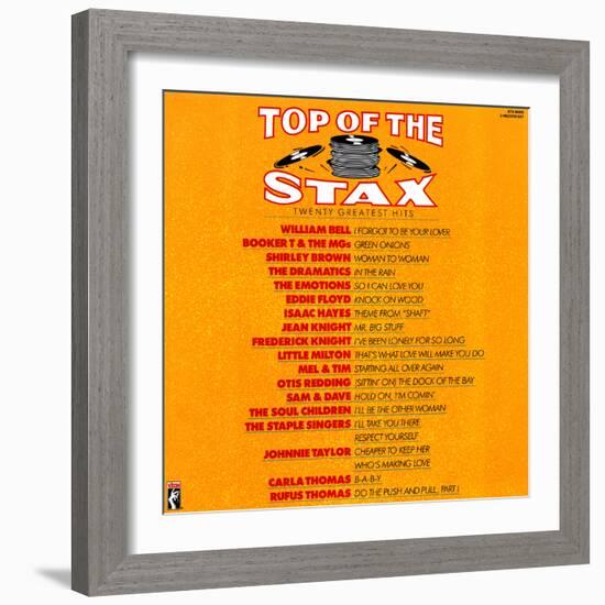 Top of the Stax-null-Framed Art Print