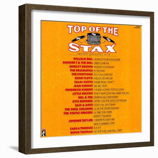Top of the Stax-null-Framed Art Print