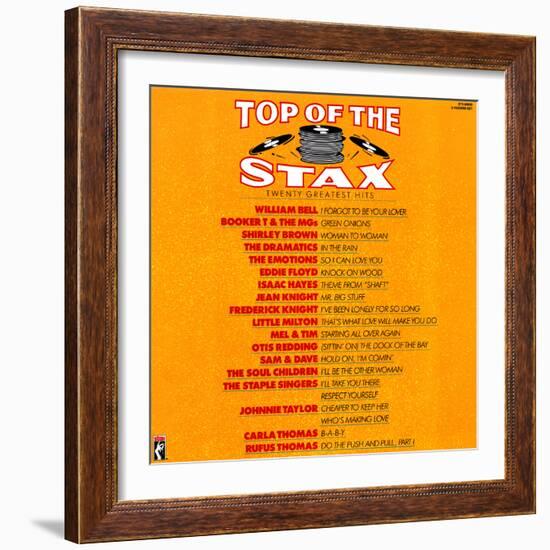 Top of the Stax-null-Framed Art Print