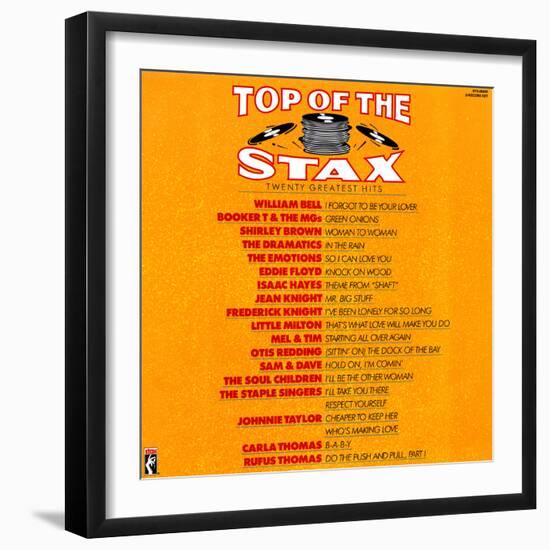 Top of the Stax-null-Framed Art Print