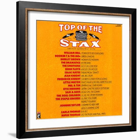 Top of the Stax-null-Framed Art Print