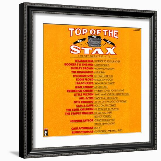 Top of the Stax-null-Framed Art Print