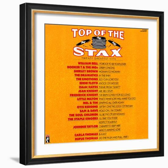 Top of the Stax-null-Framed Art Print