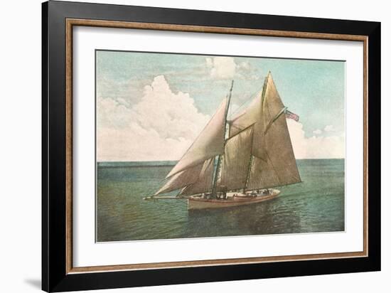 Top-Sail Schooner-null-Framed Art Print