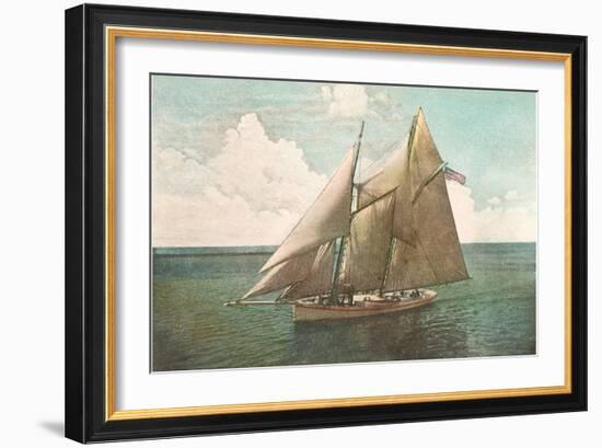 Top-Sail Schooner-null-Framed Art Print