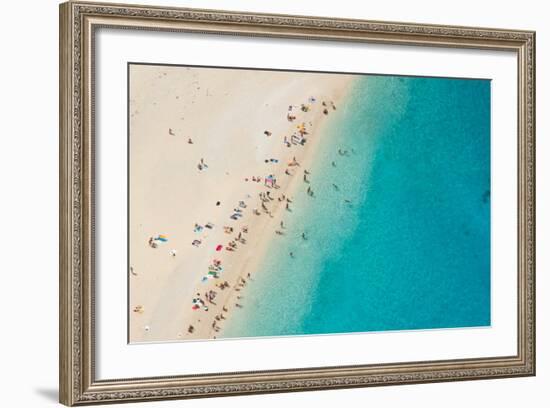 Top View of Beautiful Dreamy Beach-Jag_cz-Framed Photographic Print