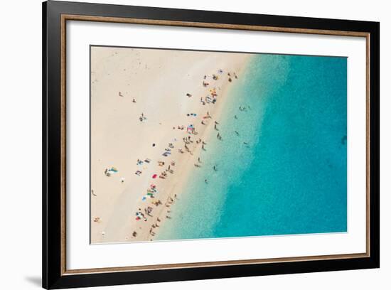 Top View of Beautiful Dreamy Beach-Jag_cz-Framed Photographic Print