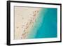 Top View of Beautiful Dreamy Beach-Jag_cz-Framed Photographic Print