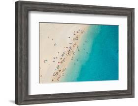 Top View of Beautiful Dreamy Beach-Jag_cz-Framed Photographic Print