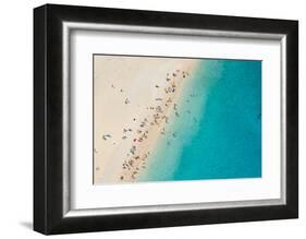 Top View of Beautiful Dreamy Beach-Jag_cz-Framed Photographic Print
