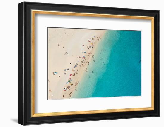 Top View of Beautiful Dreamy Beach-Jag_cz-Framed Photographic Print