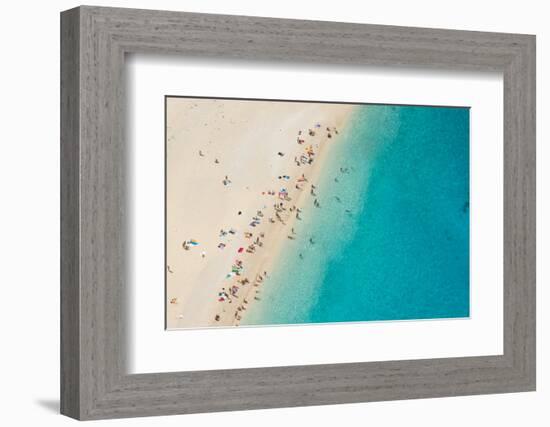 Top View of Beautiful Dreamy Beach-Jag_cz-Framed Photographic Print