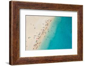 Top View of Beautiful Dreamy Beach-Jag_cz-Framed Photographic Print