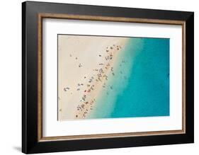Top View of Beautiful Dreamy Beach-Jag_cz-Framed Photographic Print