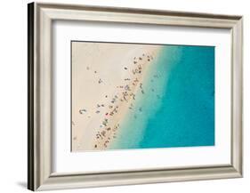 Top View of Beautiful Dreamy Beach-Jag_cz-Framed Photographic Print