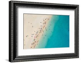 Top View of Beautiful Dreamy Beach-Jag_cz-Framed Photographic Print