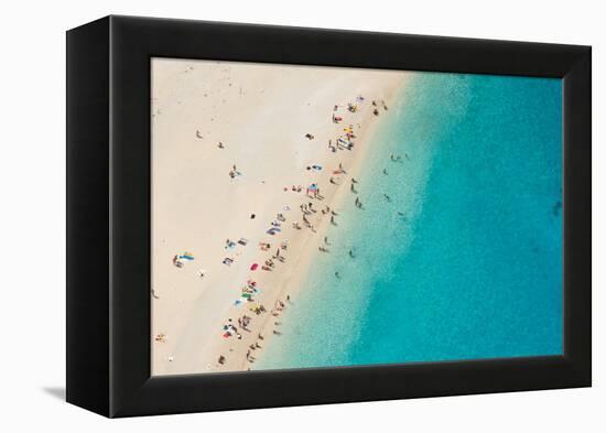 Top View of Beautiful Dreamy Beach-Jag_cz-Framed Premier Image Canvas