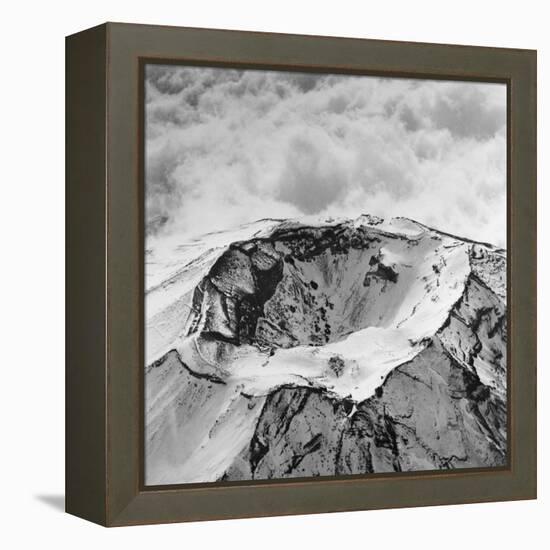 Top View of Mount Fuji-Bettmann-Framed Premier Image Canvas
