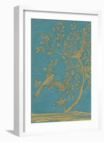 Topaz Chinoiserie I-June Vess-Framed Art Print