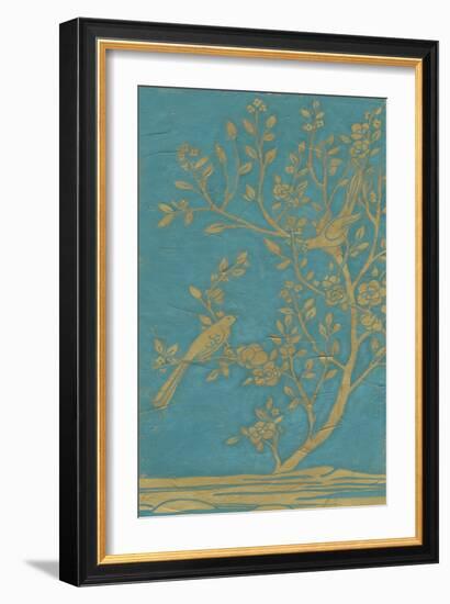 Topaz Chinoiserie I-June Vess-Framed Art Print