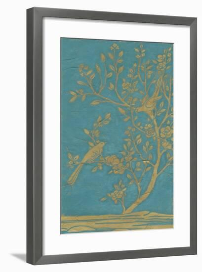 Topaz Chinoiserie I-June Vess-Framed Art Print