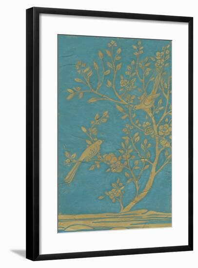 Topaz Chinoiserie I-June Vess-Framed Art Print