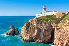 Lighthouse of Cabo Sao Vicente, Sagres, Portugal-topdeq-Framed Premier Image Canvas
