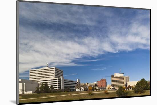 Topeka City Skyline, Kansas, USA-Walter Bibikow-Mounted Photographic Print