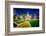 Topeka Kansas Downtown at Night-digidreamgrafix-Framed Photographic Print