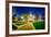 Topeka Kansas Downtown at Night-digidreamgrafix-Framed Photographic Print