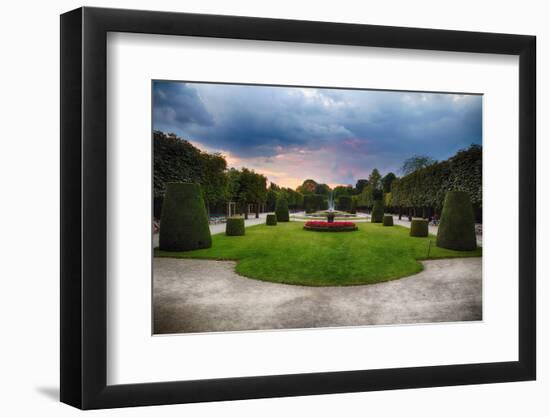 Topiari Shrubs in Schonbrunn Palace Garden-George Oze-Framed Photographic Print